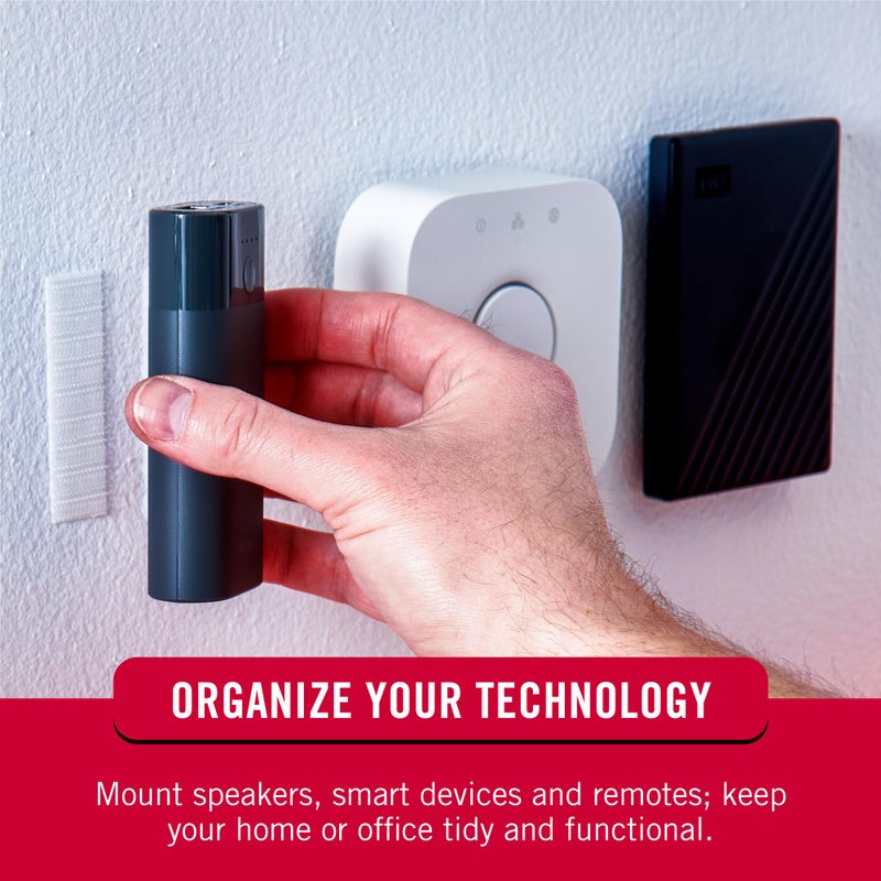 VELCRO Brand - Sticky Back Tape Bulk Roll | 50 ft x 3/4 in | White | Cut Hook and Loop Adhesive Strips to Length | Create Vertical Storage, Save Space, Keep Your Home, Office or Work Site Organized - Image 5